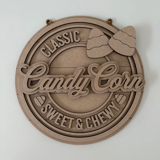 20cm Candy Corn Sign