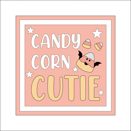 19cm Candy Corn Cutie Sign