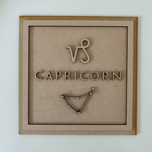 19cm Capricorn Sign