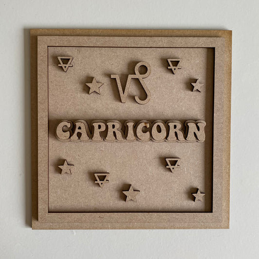 19cm Capricorn Symbol Sign