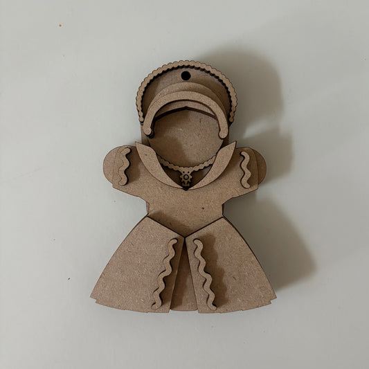 10cm Catherine Howard Gingerbread Character