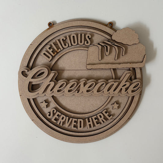 20cm Cheesecake Sign