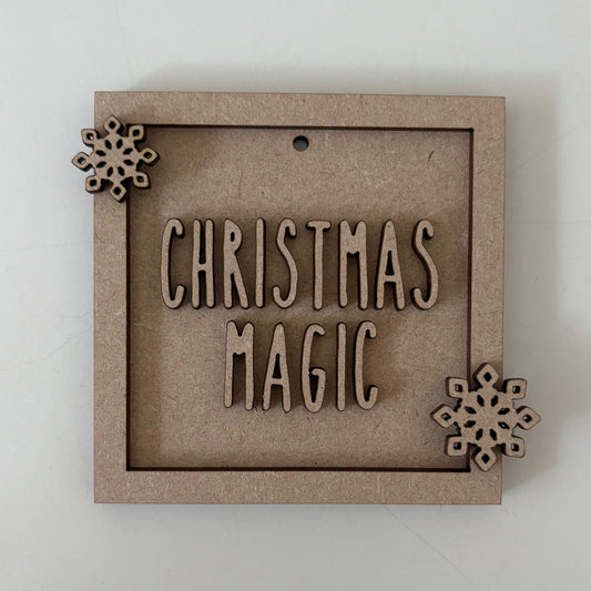 9cm Christmas Magic Mini Frame