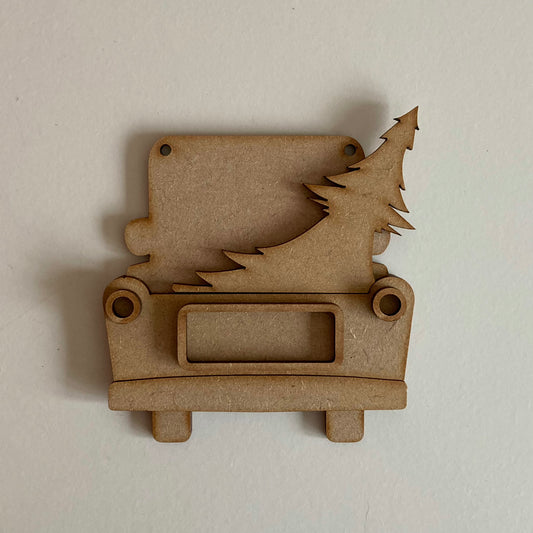 9cm Christmas Tree In Truck Decoration