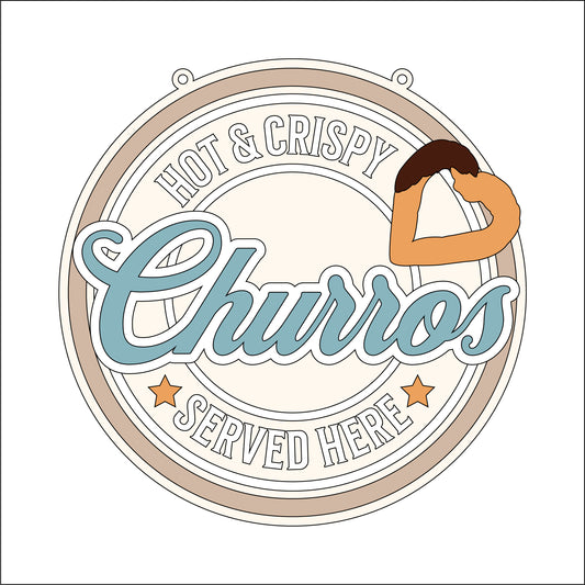 20cm Churros Sign
