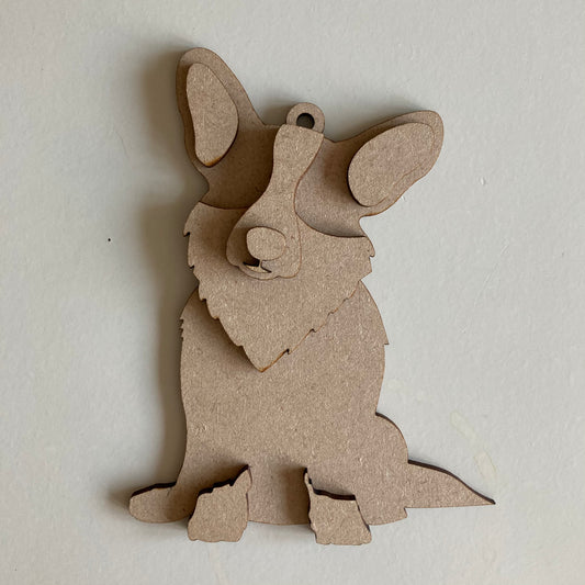 12.5cm Corgi Decoration