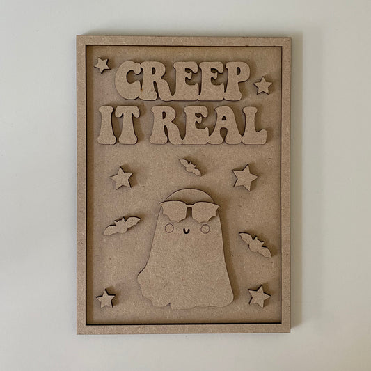 25cm Creep It Real Sign