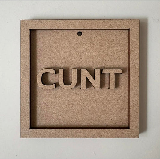 9cm Cunt Mini Frame