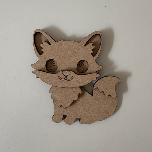 8cm Fox Decoration