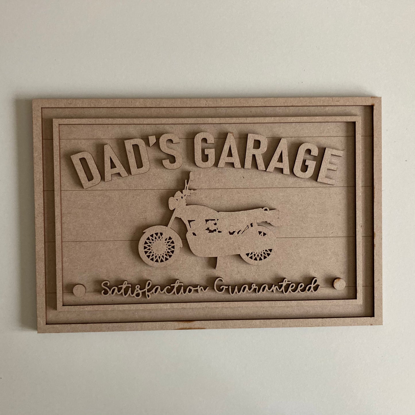30cm Dad's Garage Sign