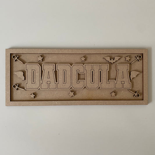 30cm Dadcula Rectangle Sign