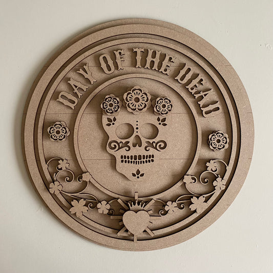 20cm Day Of The Dead Sign