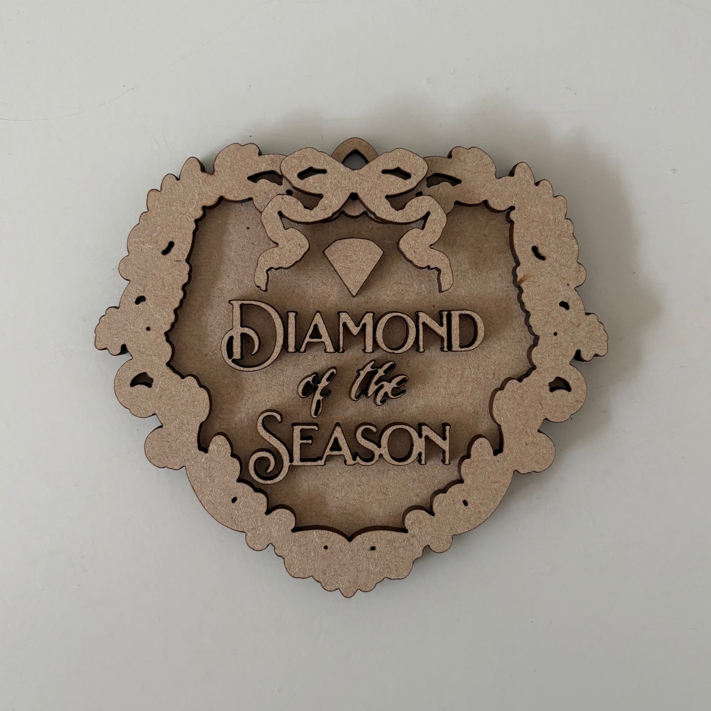 11cm Diamond Of The Season Heart Decoration