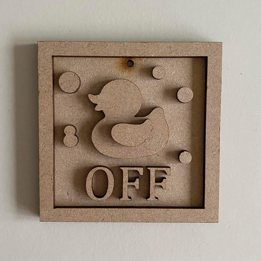 9cm Duck Off Mini Frame