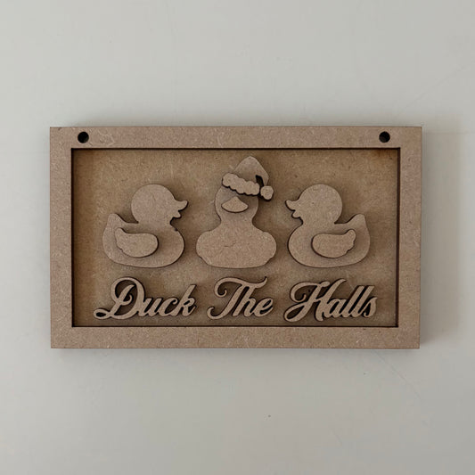 13cm Duck The Halls Mini Frame
