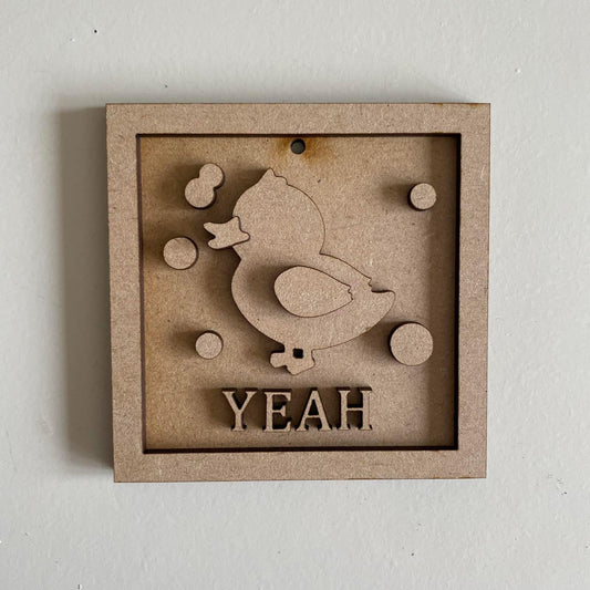 9cm Duck yeah Mini Frame
