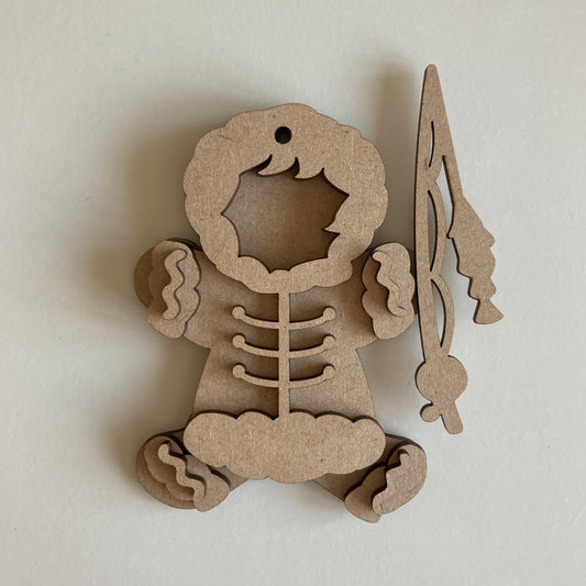 10cm Eskimo Gingerbread Character