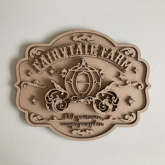 27cm Fairytale Farm Sign