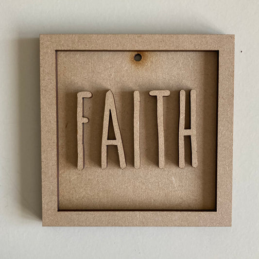 9cm Faith Mini Frame