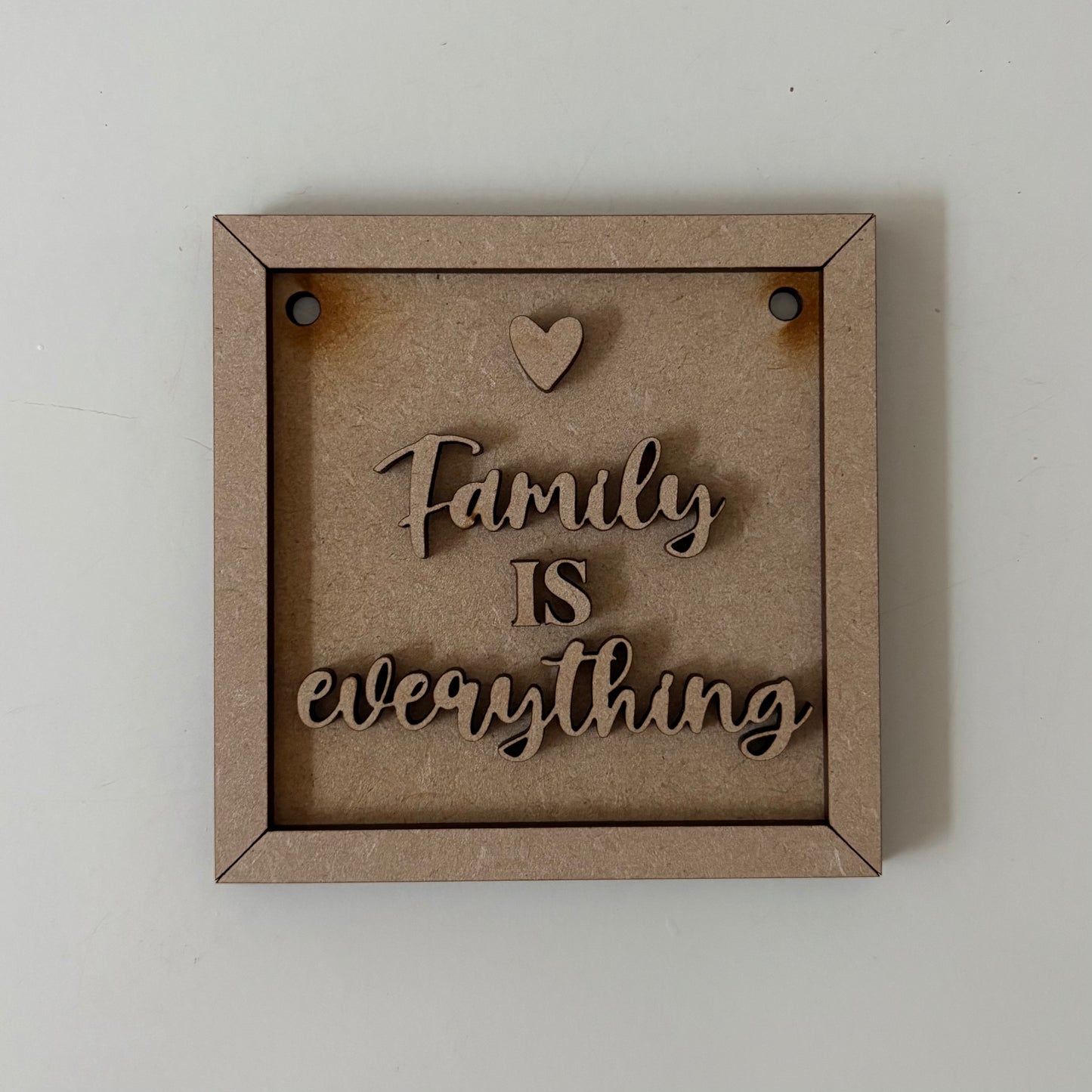 9cm Family Is Everything Mini Frame