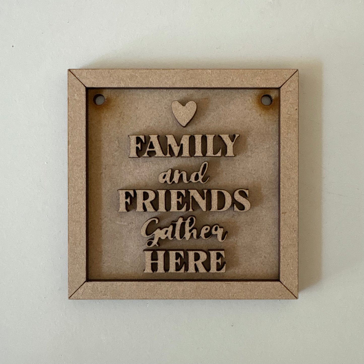 9cm Family & Friends Gather Here Mini Frame