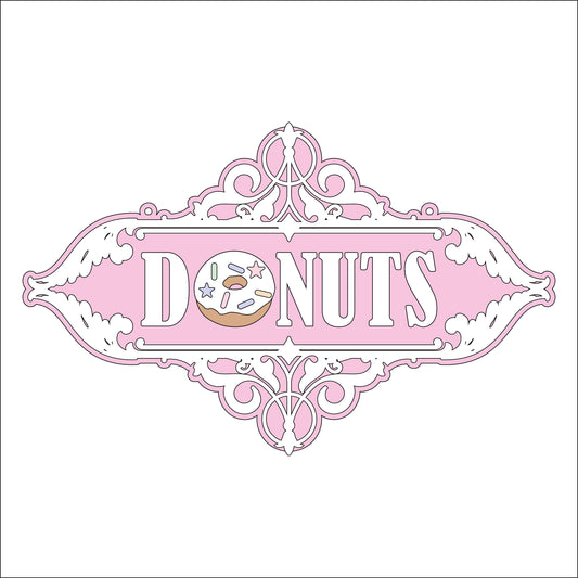 30cm Donuts Fancy Sign