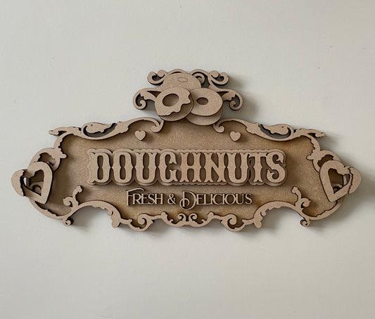 30cm Fancy Doughnut Sign