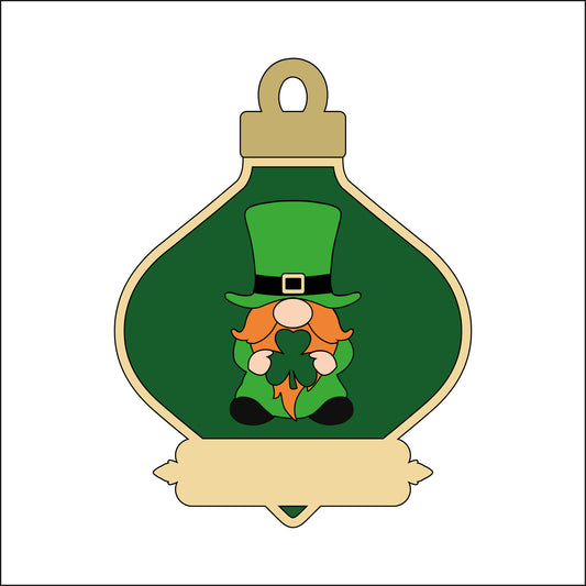 14.5cm Fancy Leprechaun Gonk Bauble