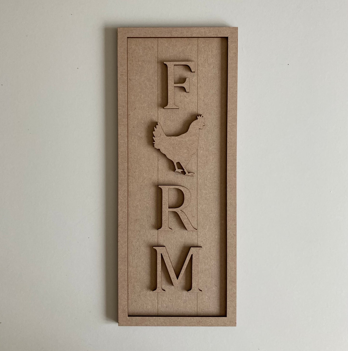 30cm Farm - Chicken Sign