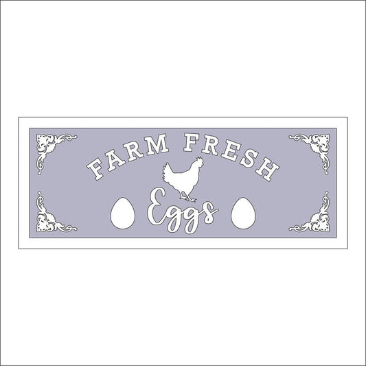 30cm Farm Fresh Eggs Sign