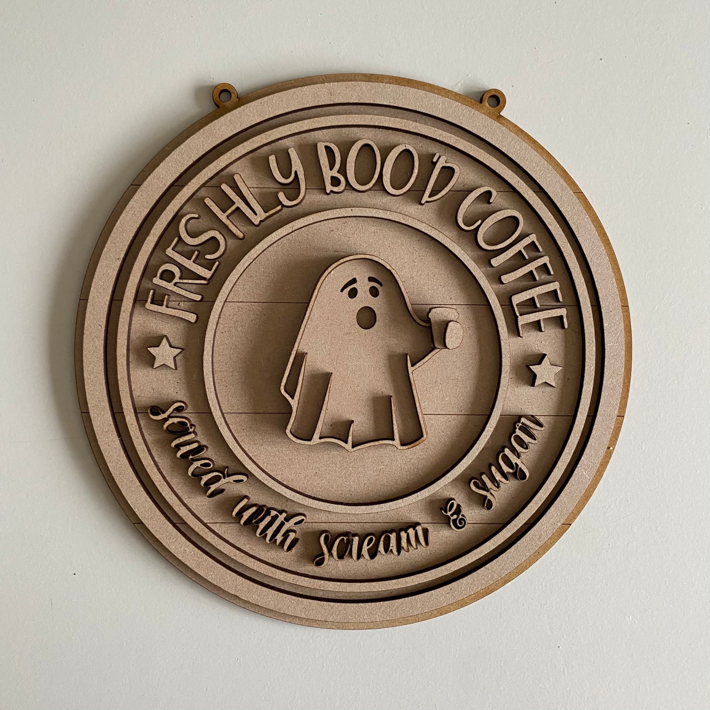 20cm Freshly Boo'd Coffee Sign