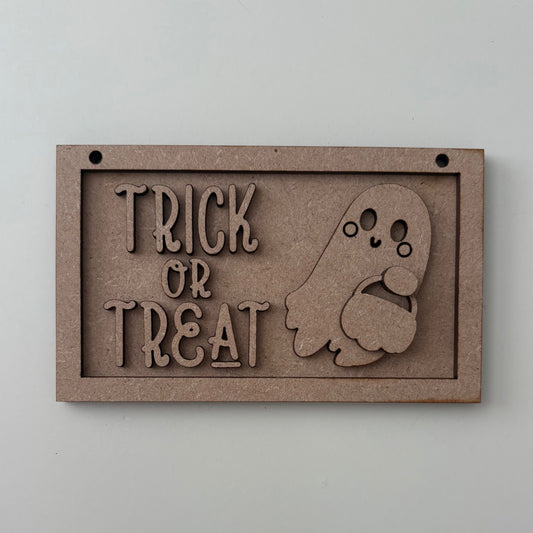 13cm Trick Or Treat Mini Frame