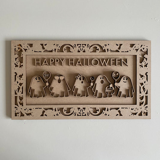 30cm Ghost Characters Sign