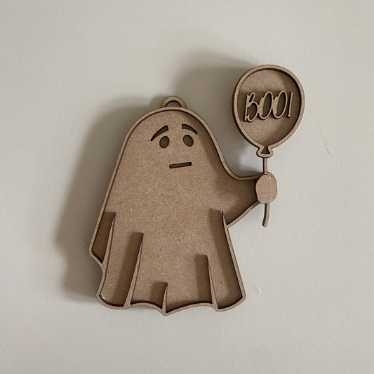 12cm Ghost & Boo Balloon Decoration