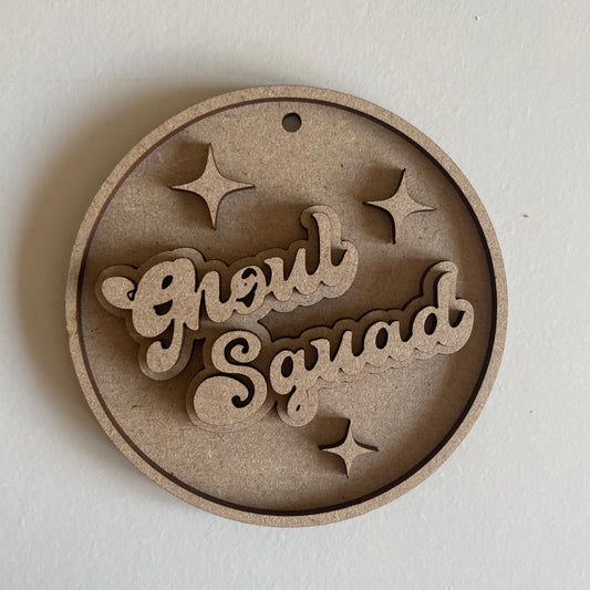 10cm Ghoul Squad Round Bauble
