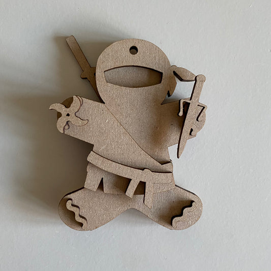 10cm Ninja Gingerbread Character
