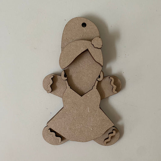 10cm Jazz Singer Gingerbread Character
