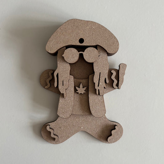 10cm Ganjabread Man Gingerbread Character
