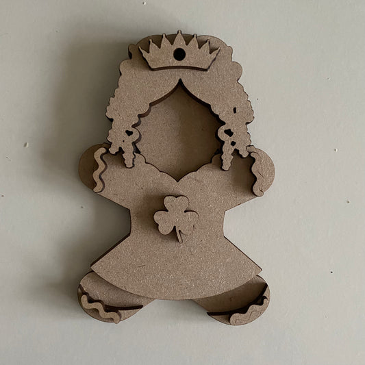 10cm Irish Dancer Gingerbread Character