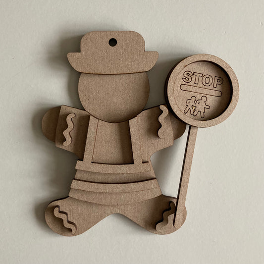 10cm Lollipop Lady Gingerbread Character