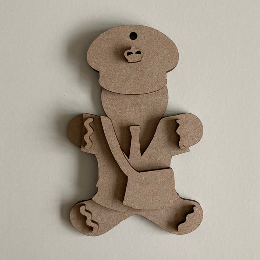 10cm Postman Gingerbread Character