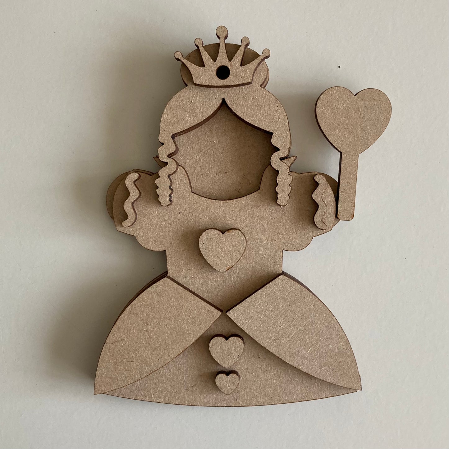 10cm Queen Of Hearts Gingerbread Character