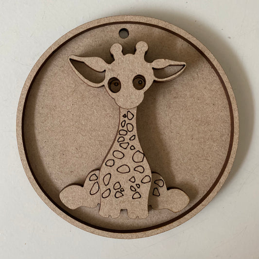 10cm Giraffe Bauble
