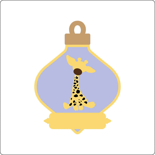 14.5cm Giraffe Fancy Bauble