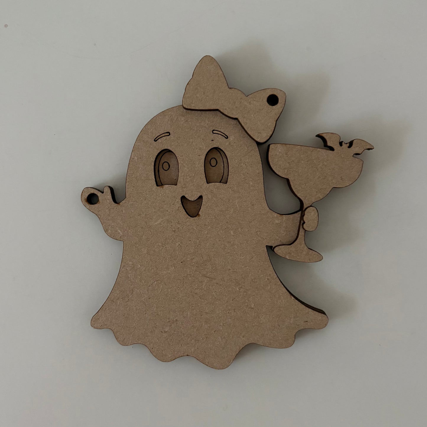 12.5cm Limited Edition Glamoween Ghost Decoration