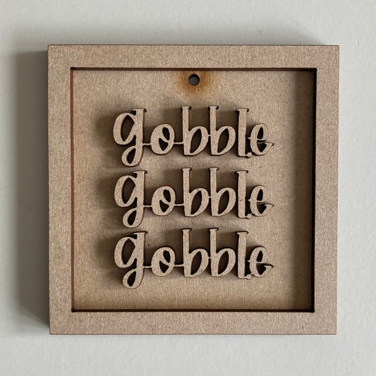 9cm Gobble Gobble Gobble Mini Frame