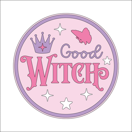 20cm Good Witch Sign