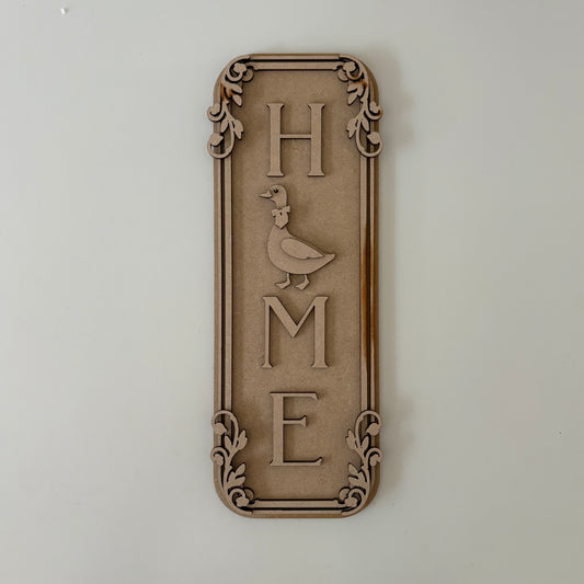 30cm Home Goose Sign