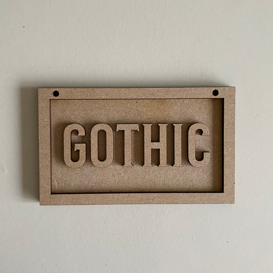 13cm Gothic Mini Frame