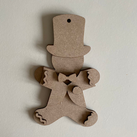 10cm Groom Gingerbread Character